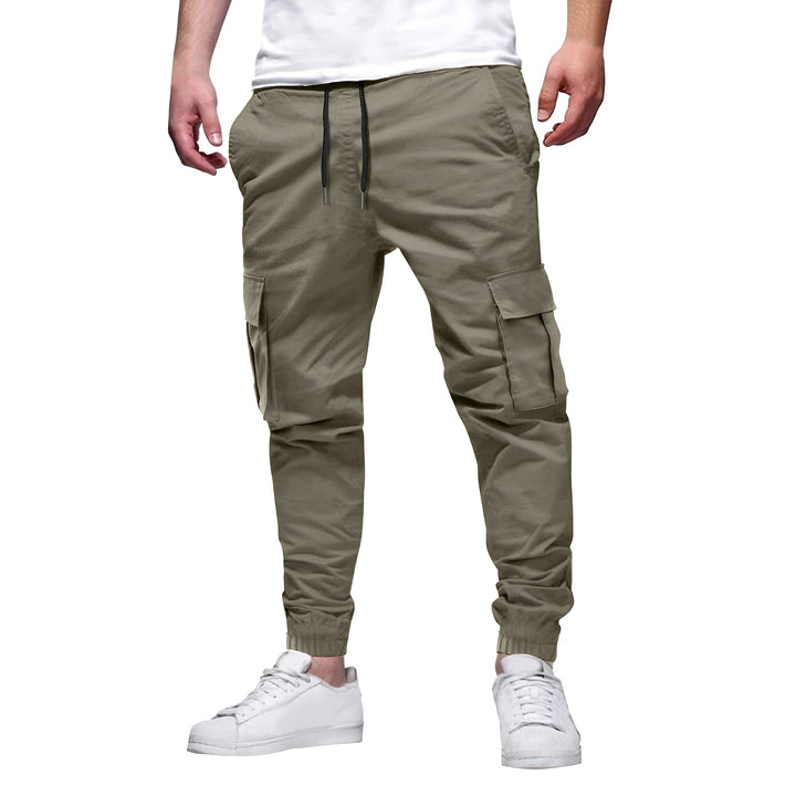 Tevin - Komfortable, eng geschnittene Stretch-Cargohose für Männer