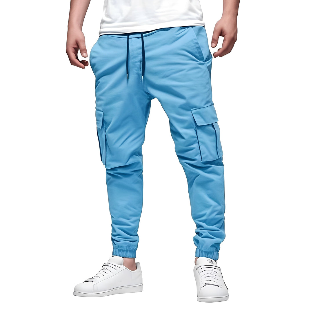 Tevin - Komfortable, eng geschnittene Stretch-Cargohose für Männer