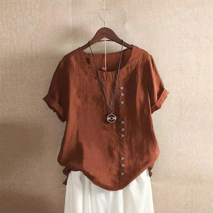Aveline – Top mit Natürlichem Charme