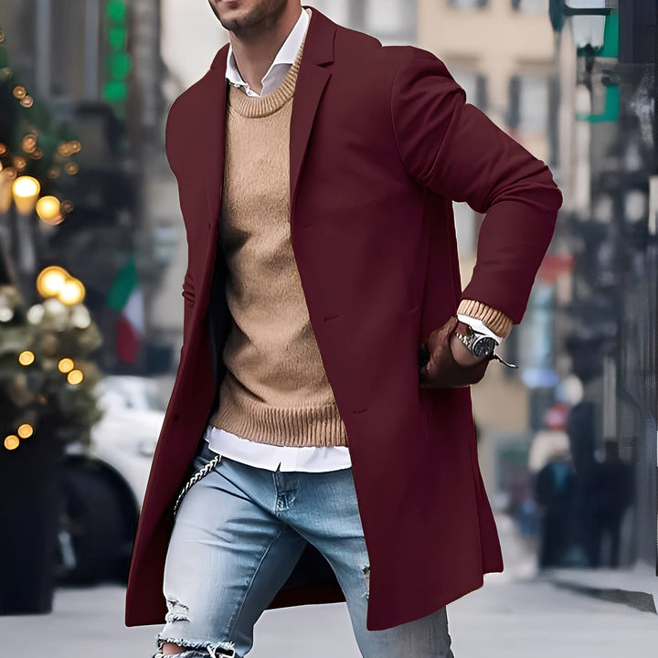 Landen - Stilvoller Herren-Trenchcoat mit Kragen