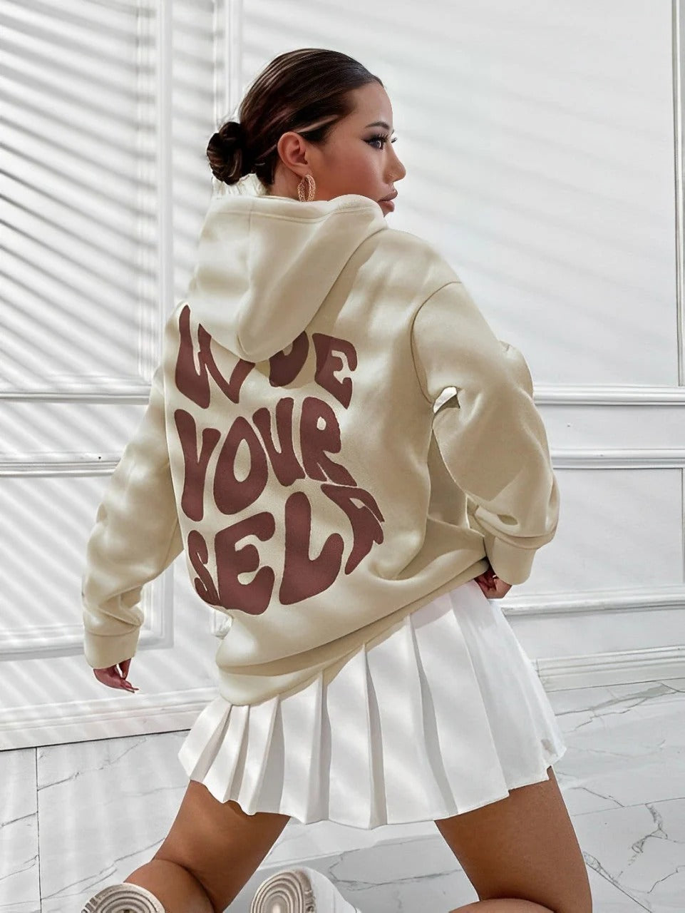 Gisselle - Eleganter, lässiger Damen-Hoodie mit Print