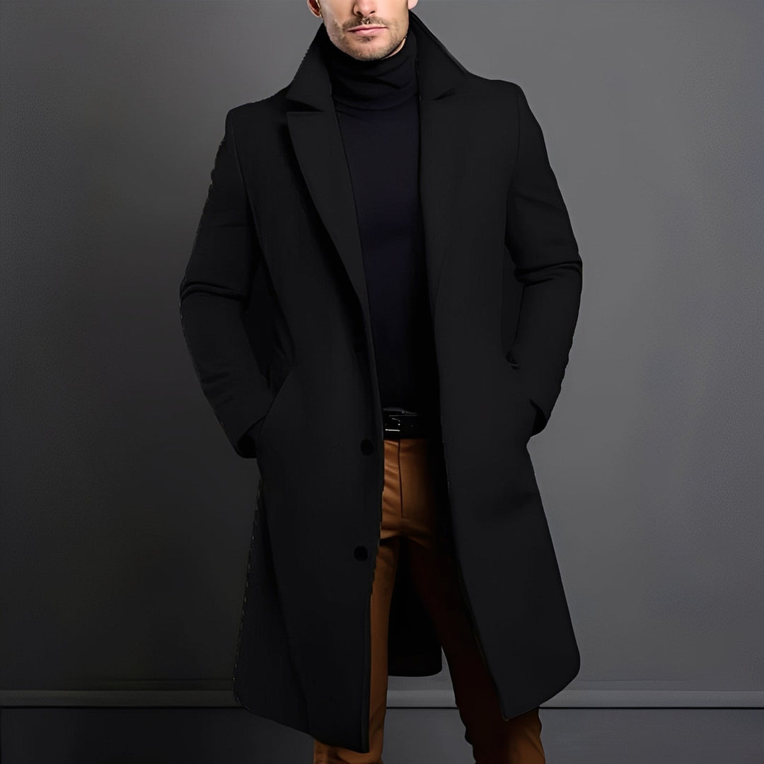 Tucker - Stilvoller Woll-Trenchcoat für Herren