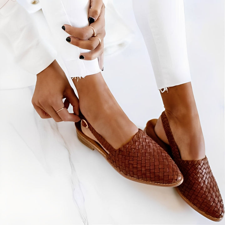 Shirley - Modische flache Frauenschuhe mit spitzer Spitze