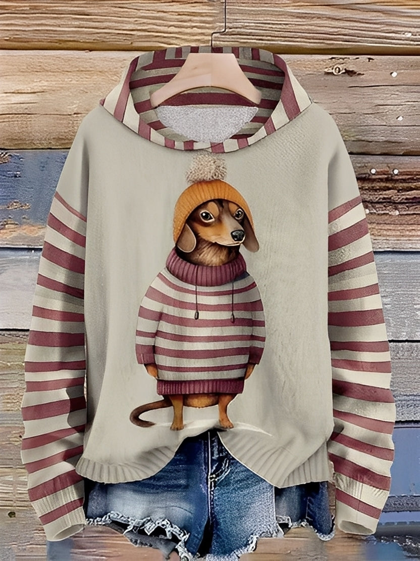 Geffrey - Bequemer Herren-Hoodie mit Print