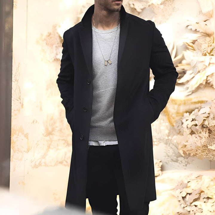 Landen - Stilvoller Herren-Trenchcoat mit Kragen