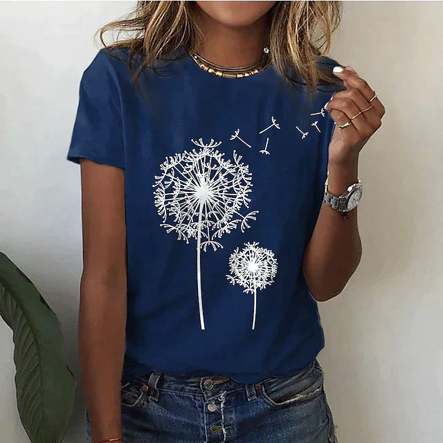 Nianna - Frauen T-Shirt Sommer Kurzarm
