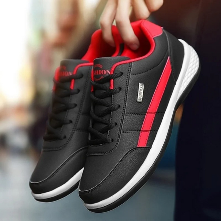 Clarenz - Herren Bequeme Orthopädische Ledersneaker