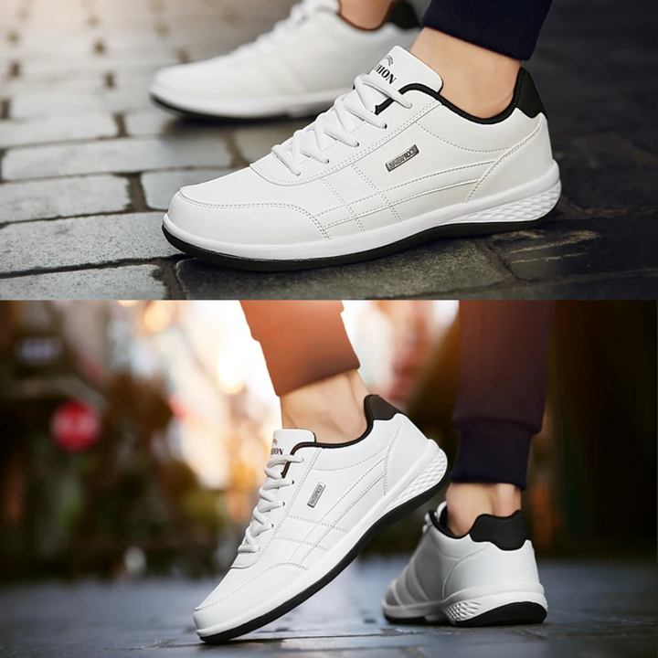 Clarenz - Herren Bequeme Orthopädische Ledersneaker