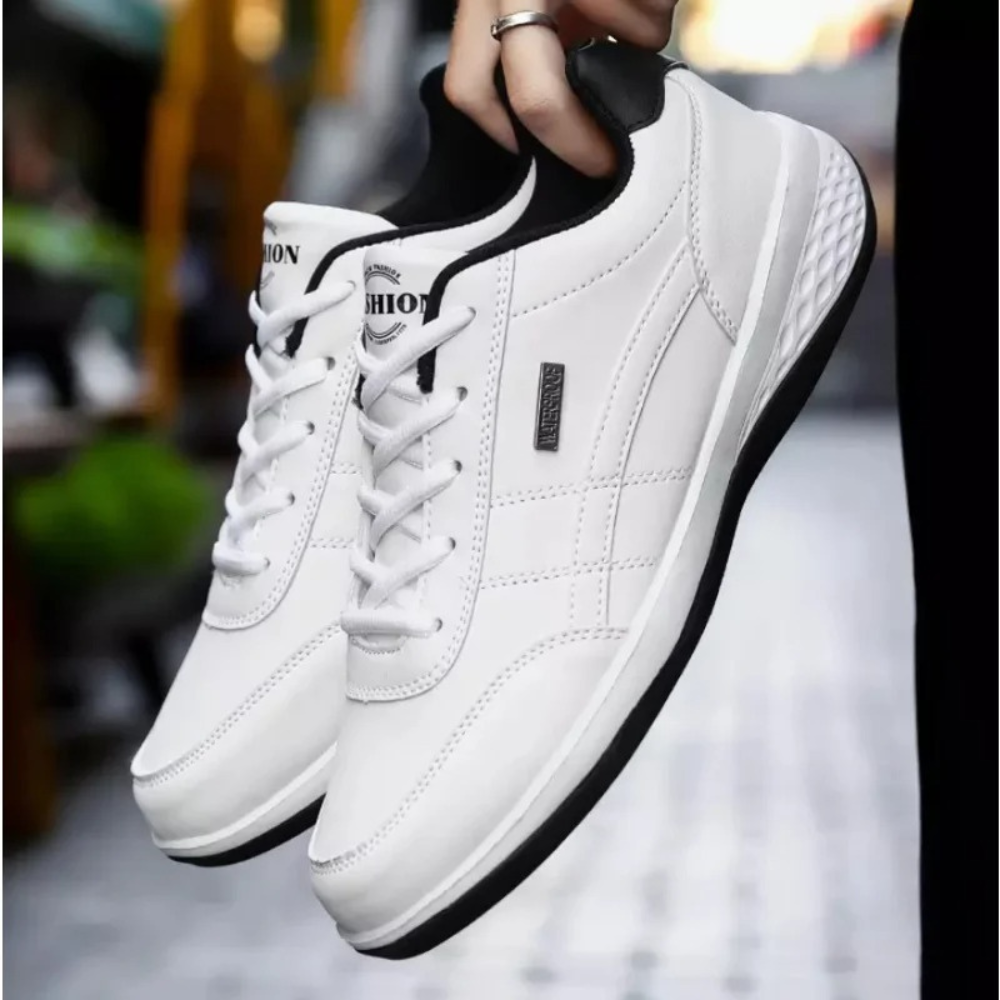 Clarenz - Herren Bequeme Orthopädische Ledersneaker