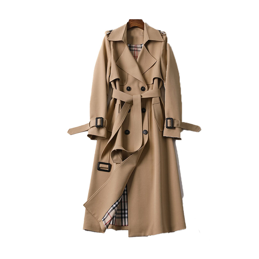 Chloé – Damen Trenchcoat mit doppelter Knopfreihe