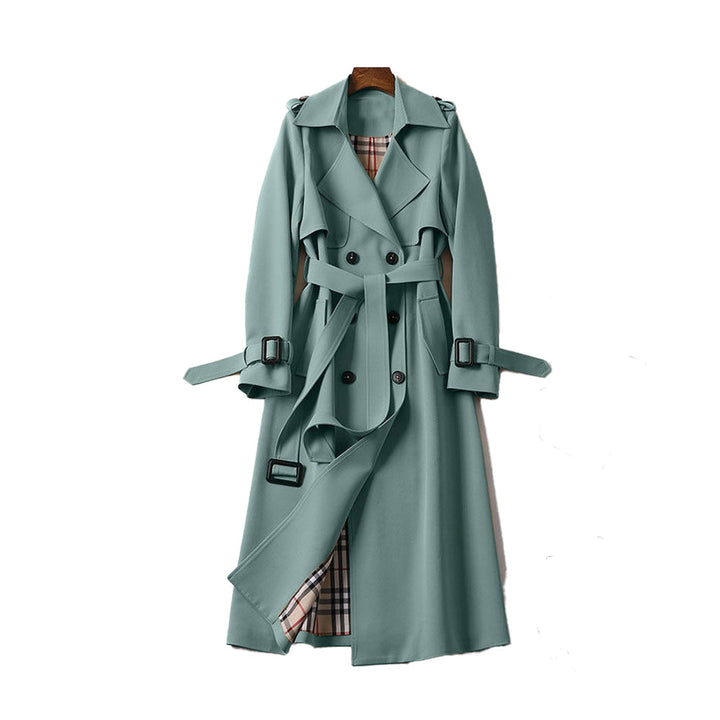 Chloé – Damen Trenchcoat mit doppelter Knopfreihe