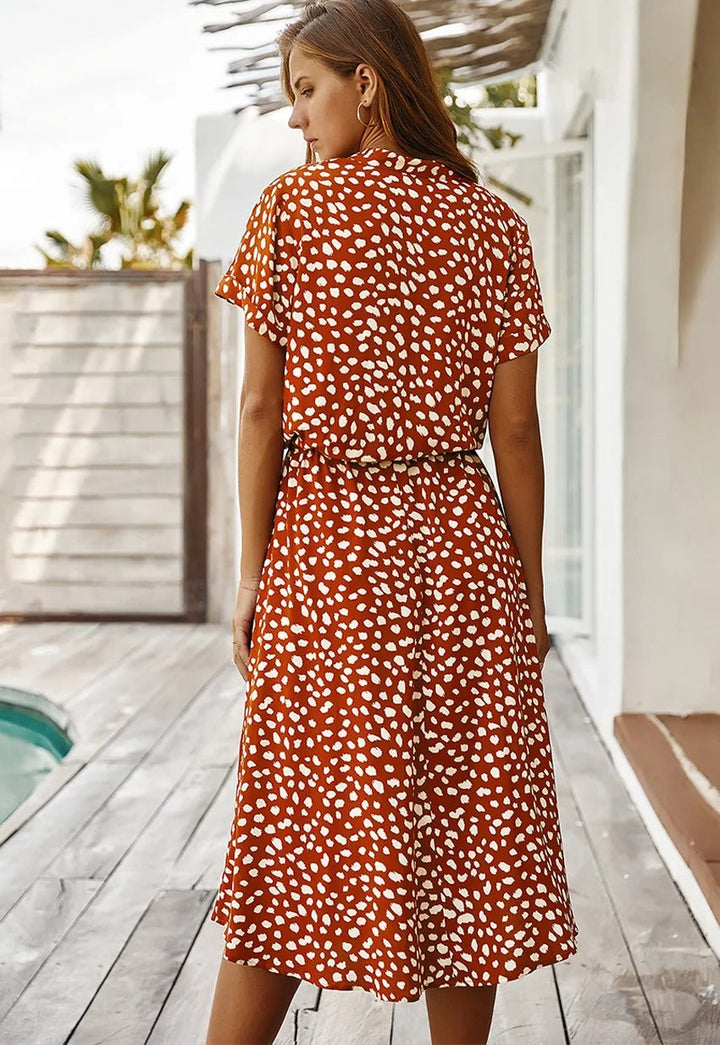 Vexana - Luftiges Sommerkleid für Damen mit Muster Elegant