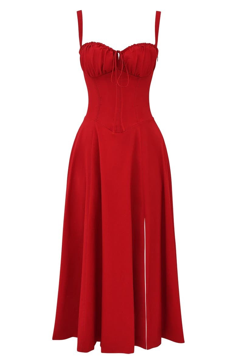 Vanessa - Korsett-Midi-Kleid Hebt Weibliche Formen Hervor