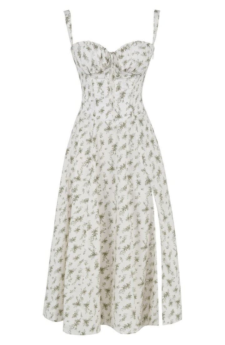 Vanessa - Korsett-Midi-Kleid Hebt Weibliche Formen Hervor