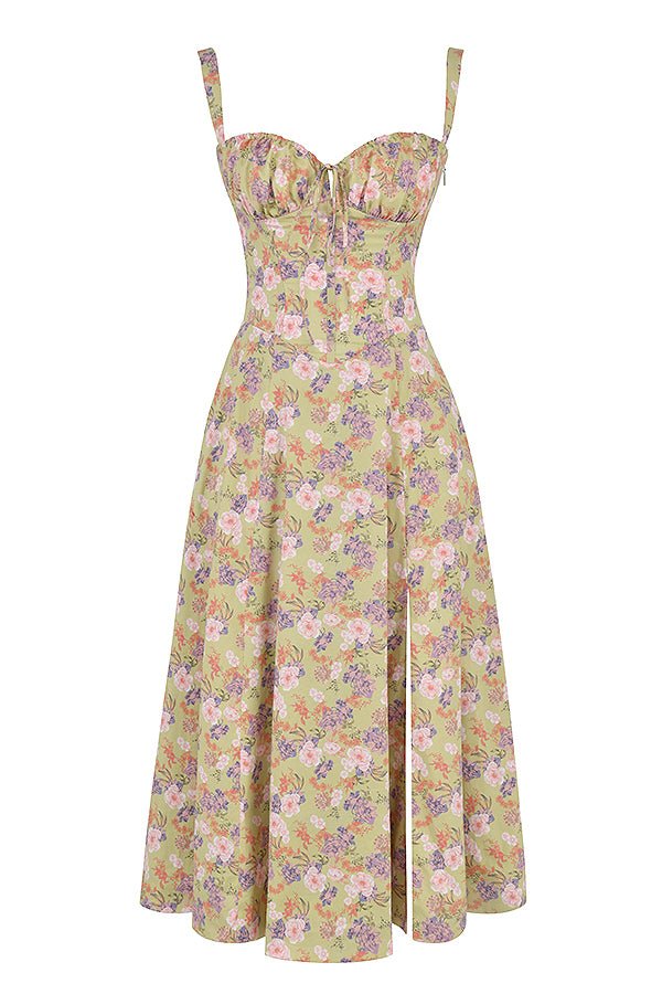 Vanessa - Korsett-Midi-Kleid Hebt Weibliche Formen Hervor