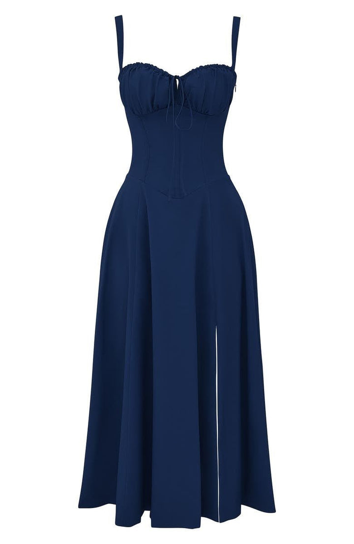 Vanessa - Korsett-Midi-Kleid Hebt Weibliche Formen Hervor