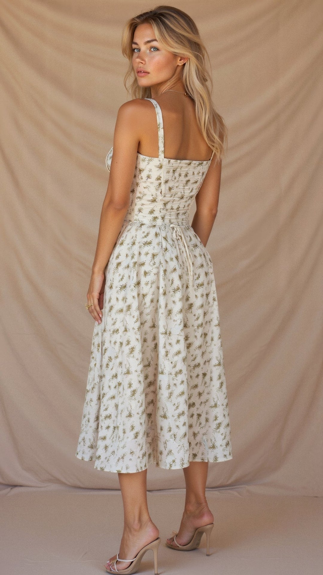 Vanessa - Korsett-Midi-Kleid Hebt Weibliche Formen Hervor