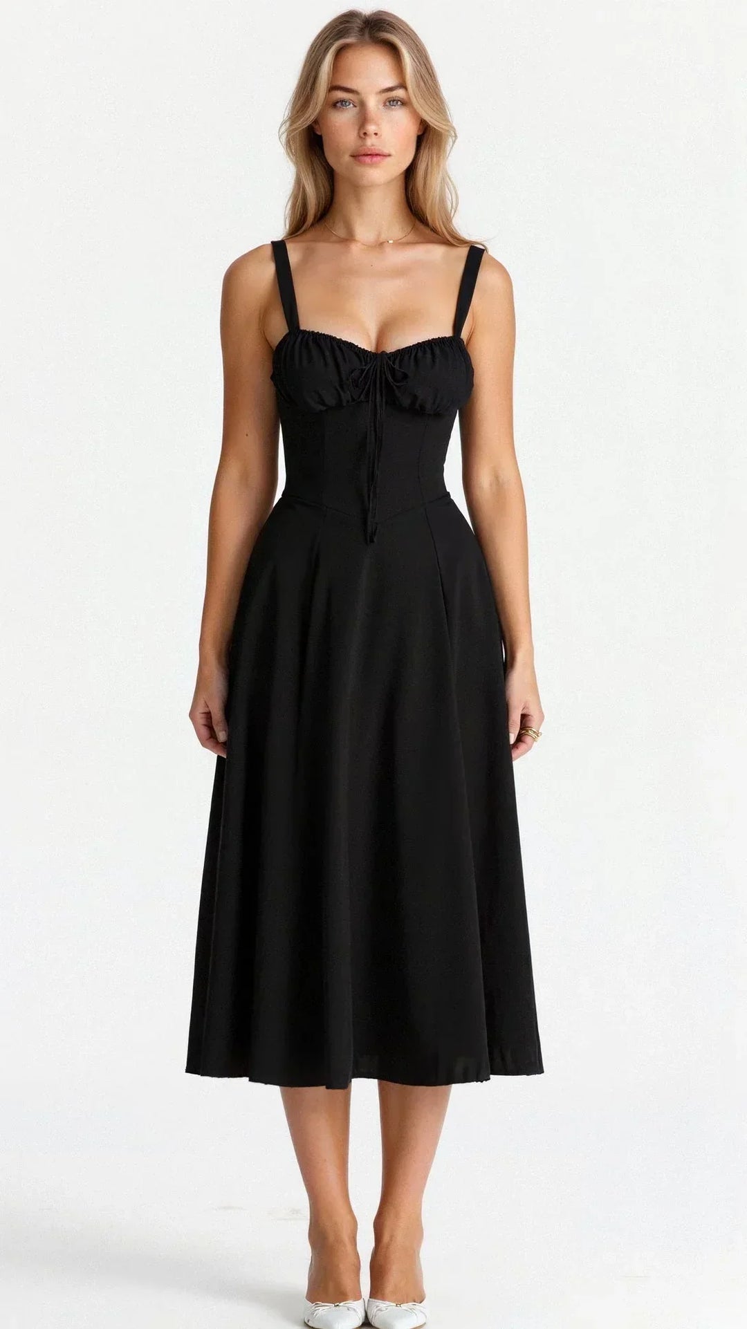 Delysia - Blumen-Bustier-Kleid Taillenformer-Schönheit