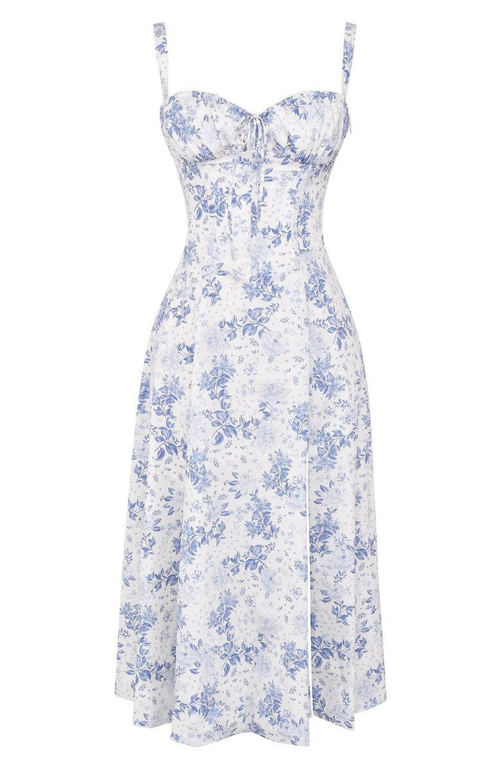 Vanessa - Korsett-Midi-Kleid Hebt Weibliche Formen Hervor