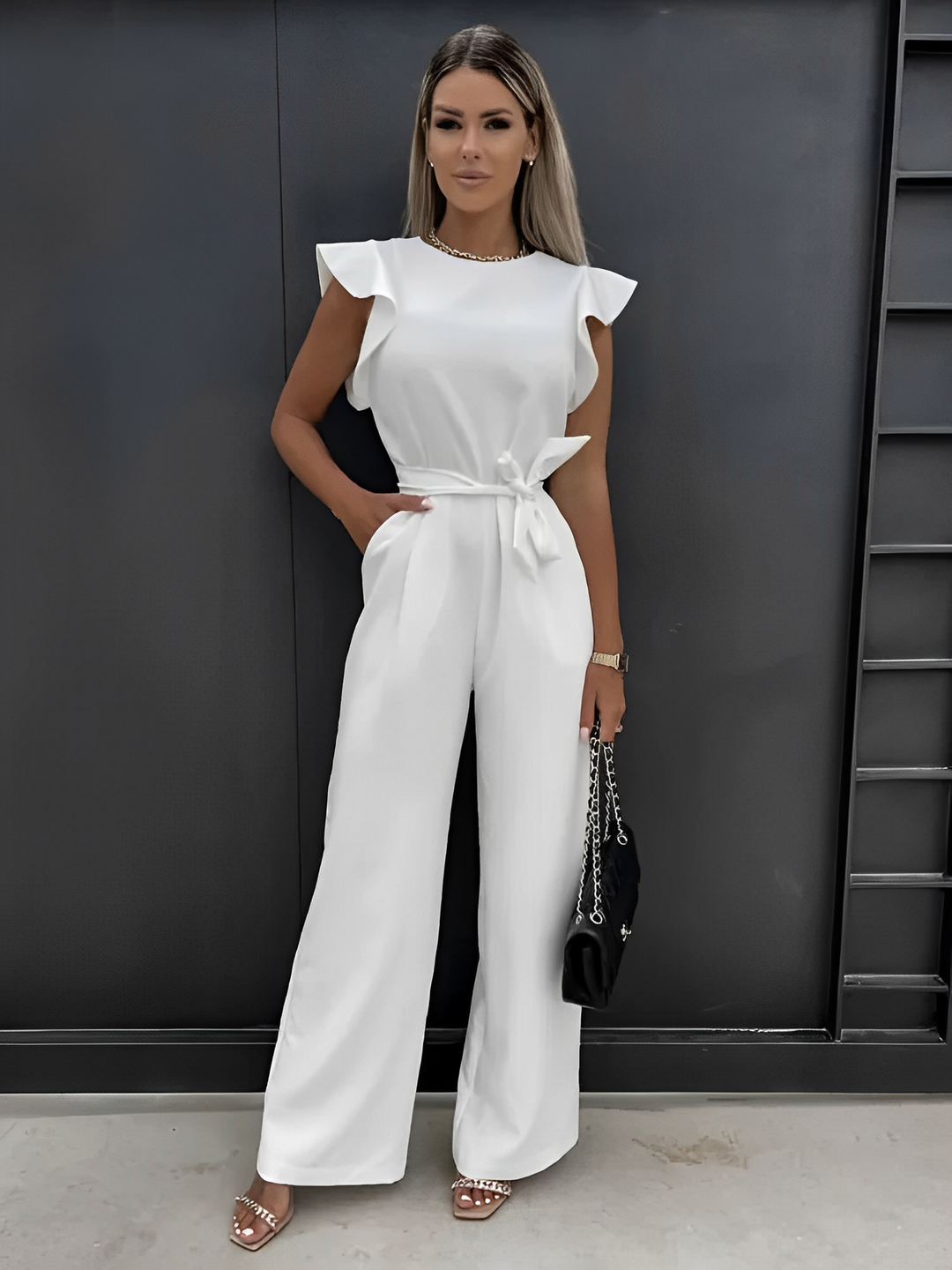 Roberta - Eleganter Damen-Jumpsuit mit hoher Taille