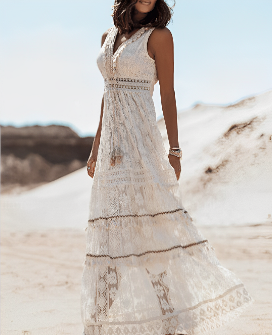 Kristine - Schickes Boho-Spitzenkleid für Damen