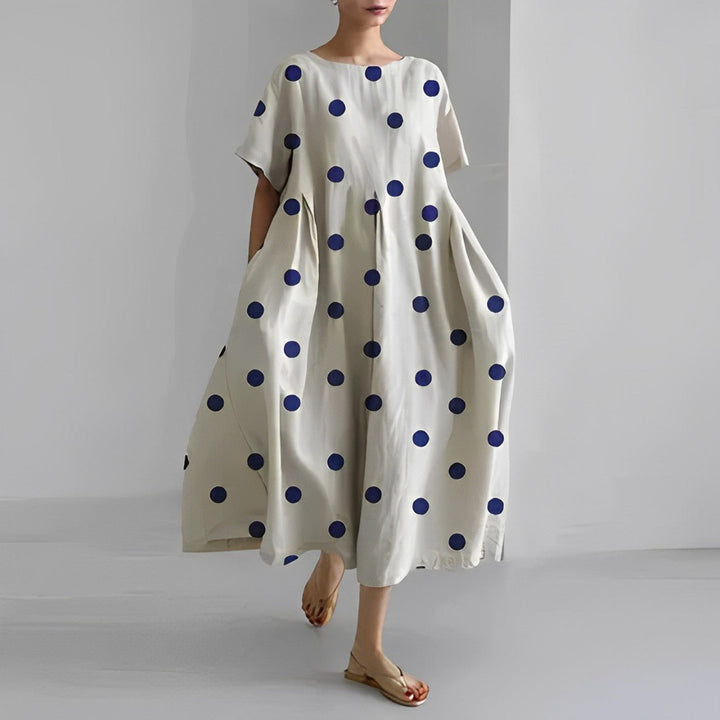 Vanessa – Langes Frühlingskleid im lässigen Boho-Stil