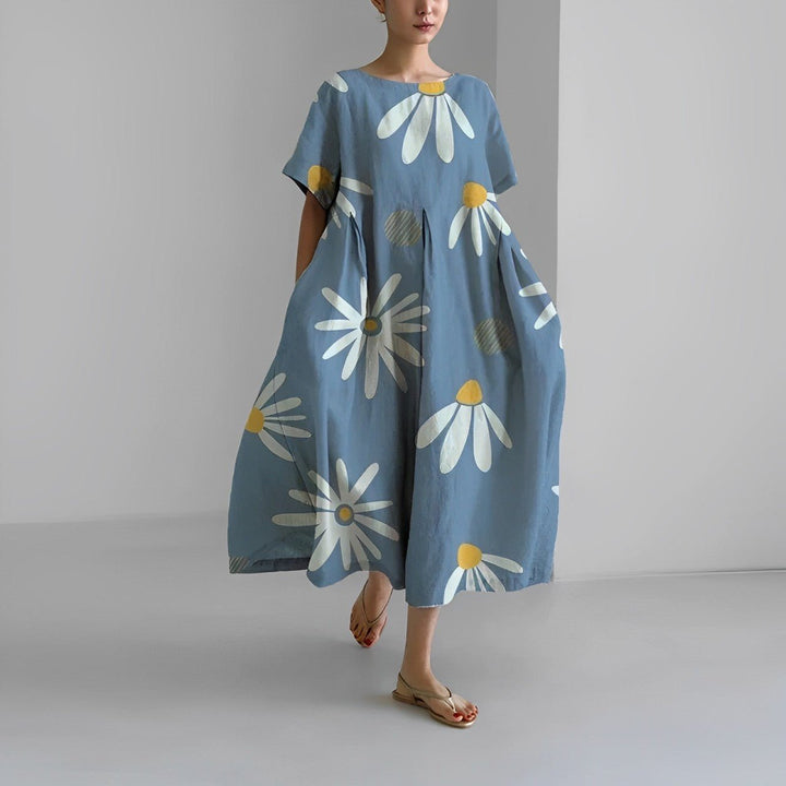 Vanessa – Langes Frühlingskleid im lässigen Boho-Stil