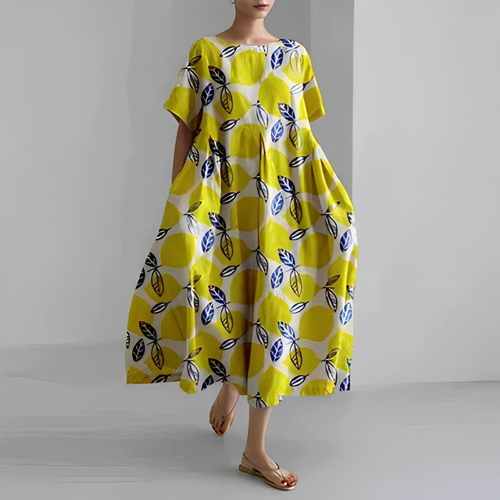 Vanessa – Langes Frühlingskleid im lässigen Boho-Stil