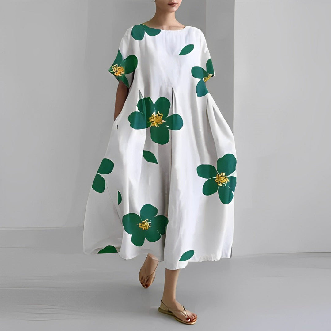 Vanessa – Langes Frühlingskleid im lässigen Boho-Stil