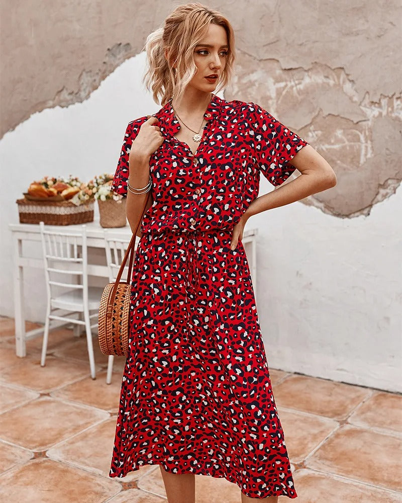 Vexana - Luftiges Sommerkleid für Damen mit Muster Elegant