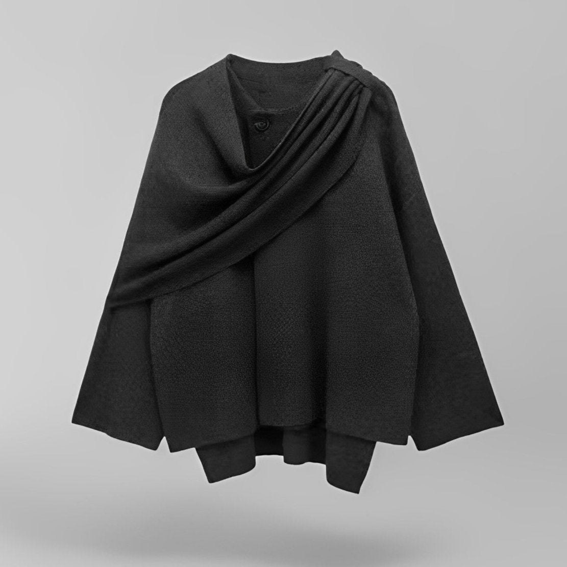 Levke - Damen Viral Cape Mantel