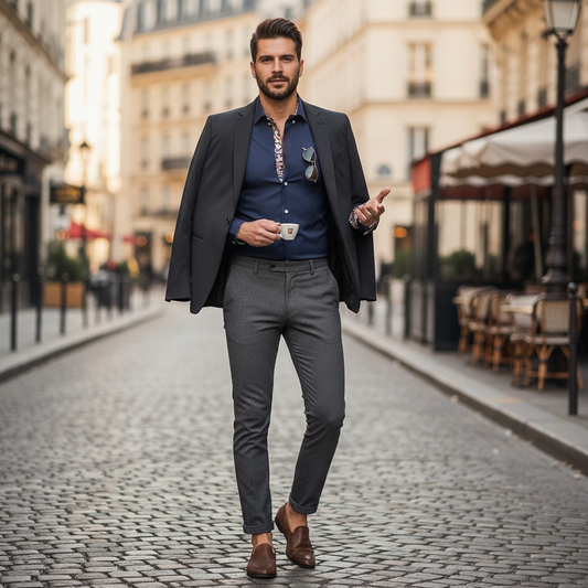 Adrien – Elegante Langarmbluse