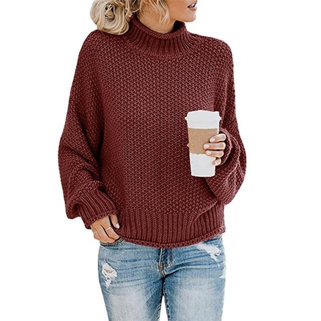 Donoma - Warmer Damen Mode-Pullover