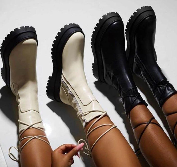Monica - Modische Lederstiefel