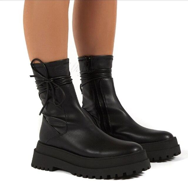 Monica - Modische Lederstiefel