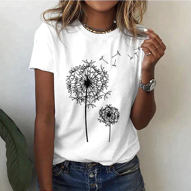 Nianna - Frauen T-Shirt Sommer Kurzarm