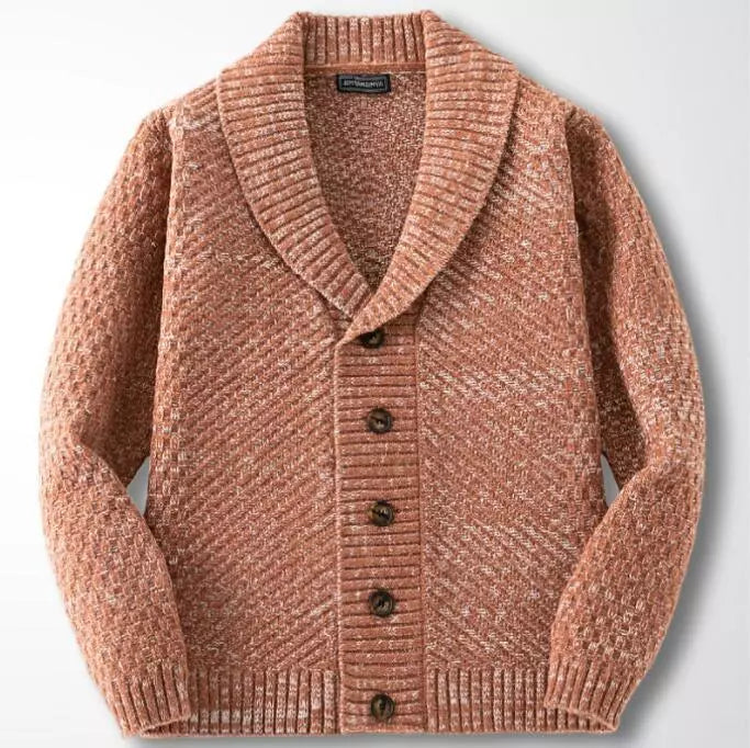 Canyon - Herren-Strickjacke mit Knopfleiste unten