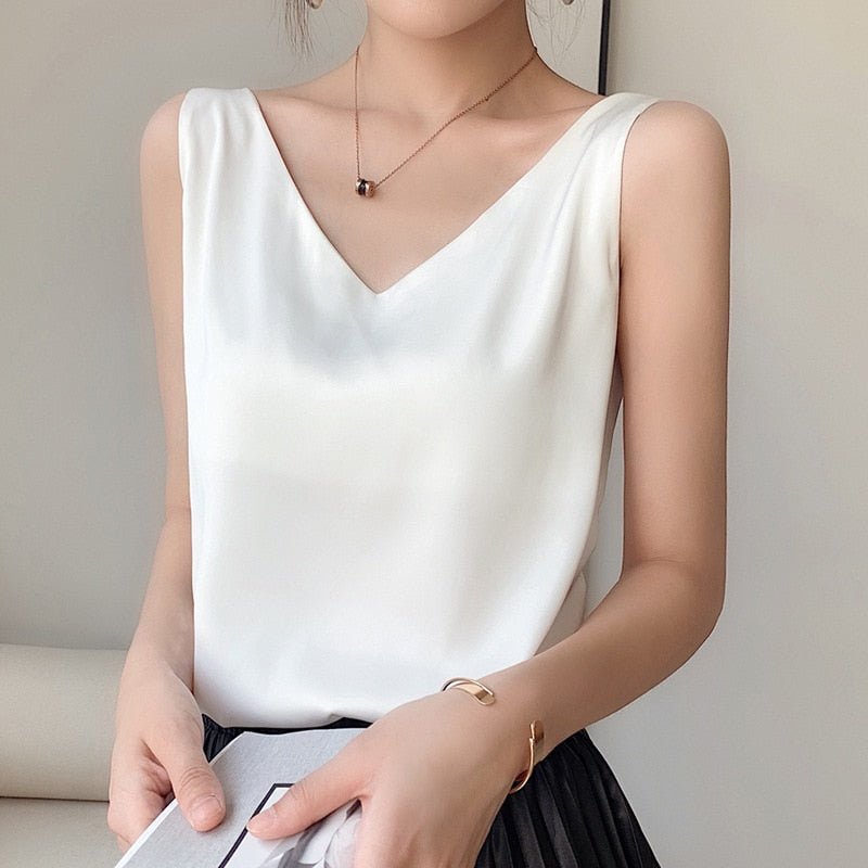 Diya - Schickes V-Neck Top für Damen