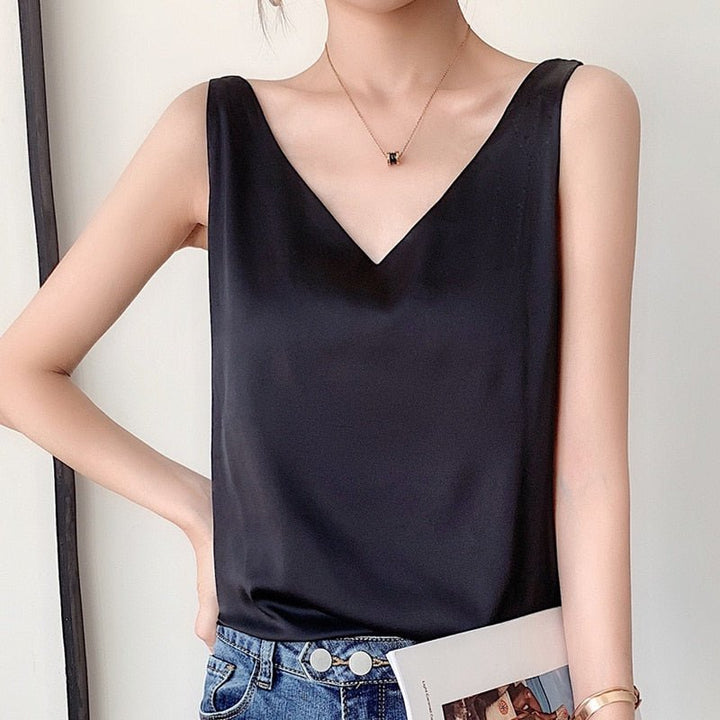 Diya - Schickes V-Neck Top für Damen