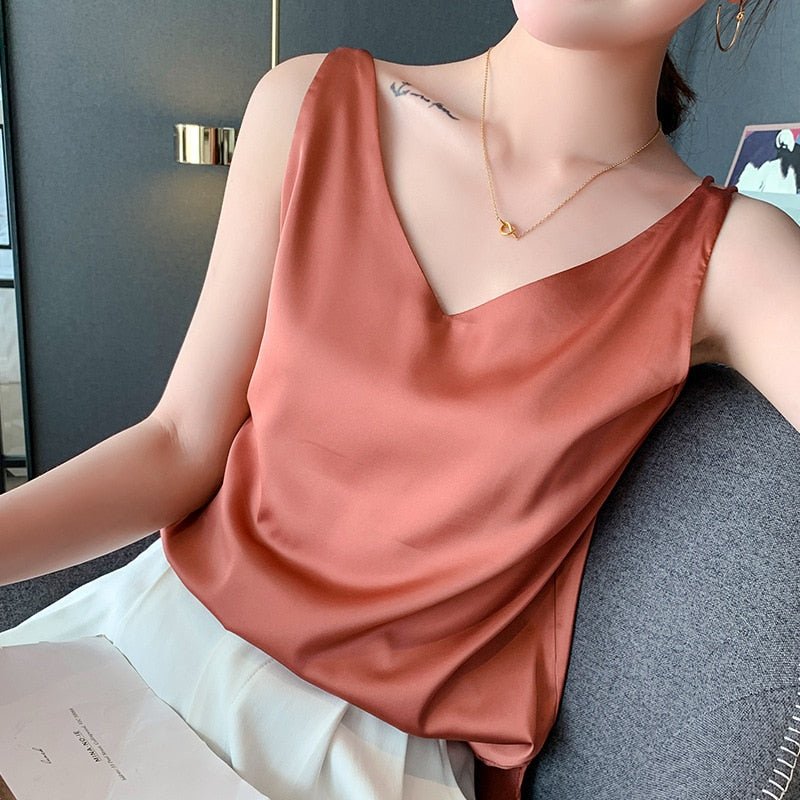 Diya - Schickes V-Neck Top für Damen