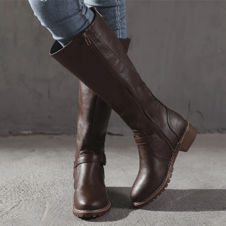 Chelsie - Modische Retro-Stiefel für Damen