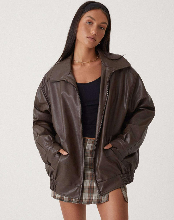 Ariane – Damen-Lederjacke im großzügigen Schnitt