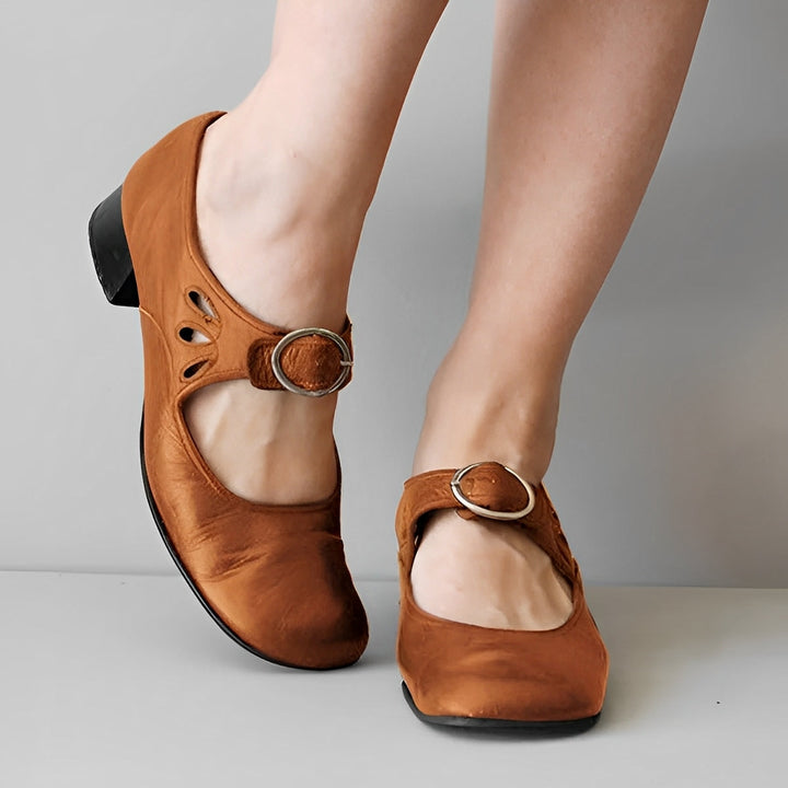 Angelle - Bequeme Ledersandalen für Damen