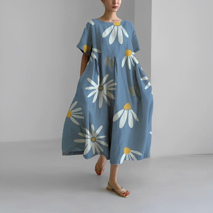 Chenoa - Damenblumenkleid, Komfortabel & Sommerlich