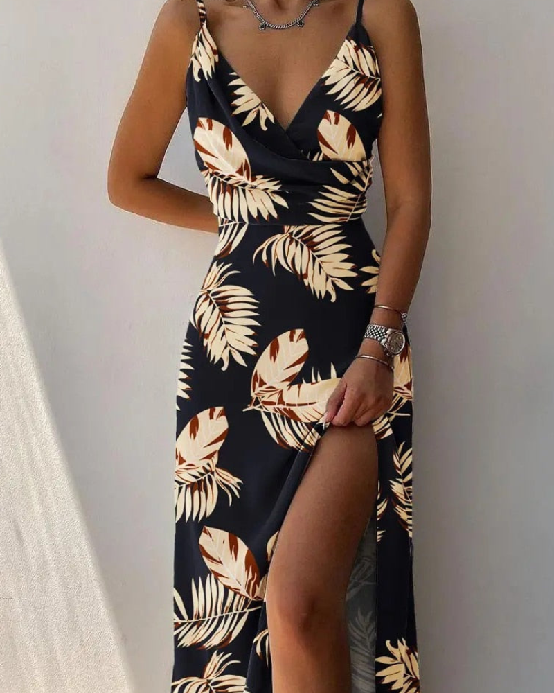 Myrtle - Stilvolles, langes, fließendes Kleid