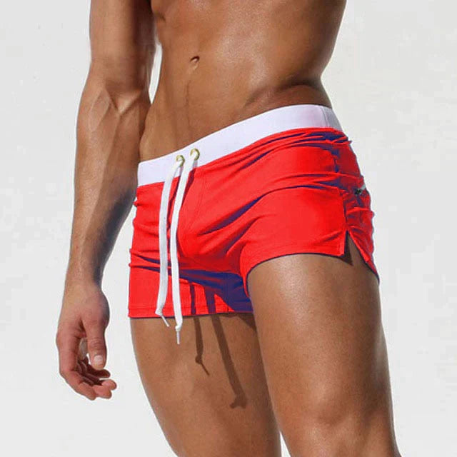 Caleb – Schnelltrocknende Badehose mit Verstellbarem Kordelzug